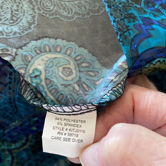 CHOICES cute paisley design jacket! PM - Picture 7 of 8